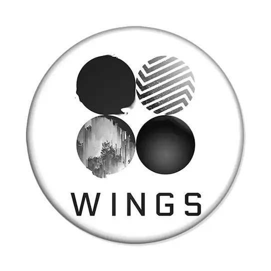 ���������� ������� ������ BTS Wings Logo �� ����� � ����� ��� / BTS / Bangtan Boys / �����������������