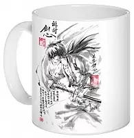  Sumi-e "Rurouni Kenshin" Kenshin Himura