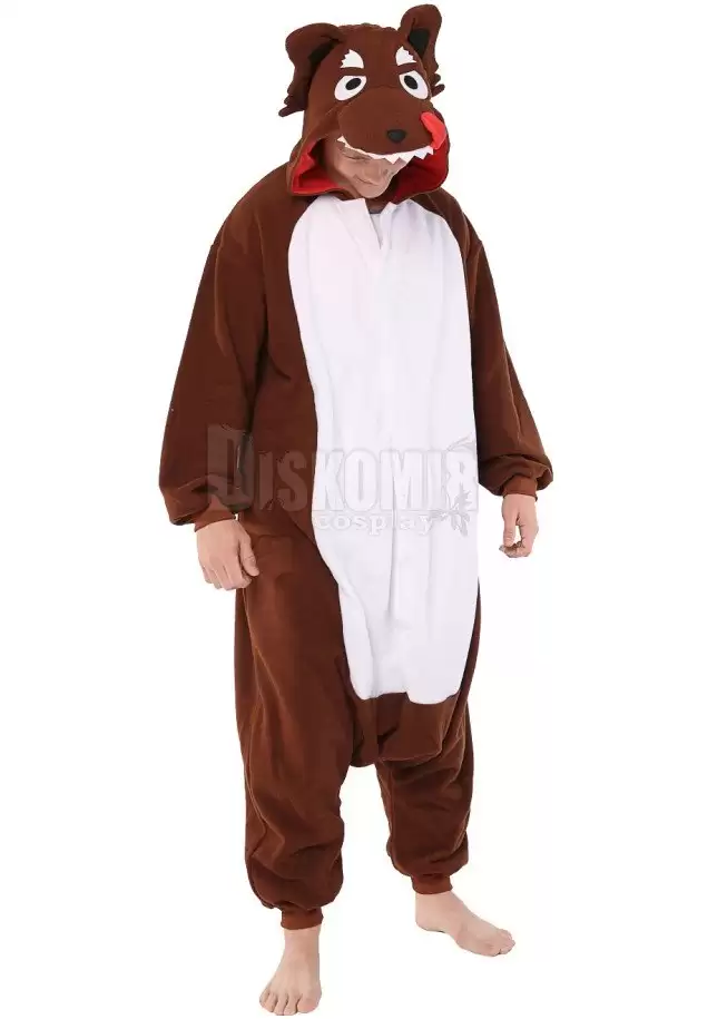 ���������� ������� �������� ���� ����� / Kigurumi Brown Wolf �� ����� � ����� 