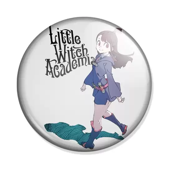 ���������� ������� ������ Little Witch Academia Atsuko Kagari & logo �� ����� � ����� �������� ��������� / Little Witch Academia