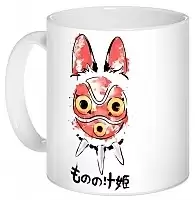  Sumi-e Mononoke Hime - Wolf Girl Mask