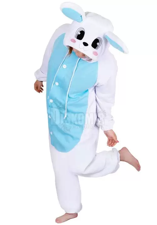 ���������� ������� �������� ������ ������� / Kigurumi Blue Rabbit �� ����� � ����� 