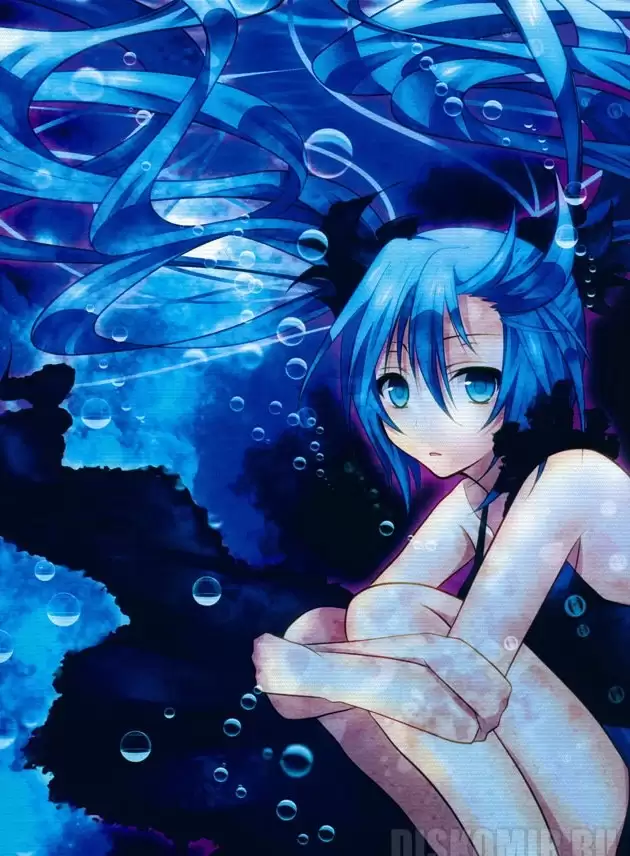 ���������� ������� ������ �������� Vocaloid Miku Hatsune Bubbles �� ����� � ����� ��������� / Vocaloid