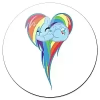    My Little Pony - Rainbow Dash Heart