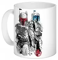 ������ Sumi-e The Mandalorian - Father and Son