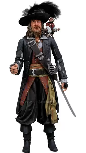 Купить Pirates of The Caribbean Action Figure Set Captain Barbossa
