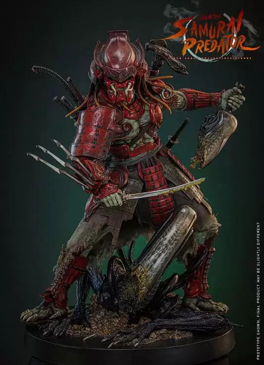 ������� Artist Collection "Alien VS Predator"1/6 Akaoni Samurai Predator (Takayuki Takeya x Yuji Oniki)