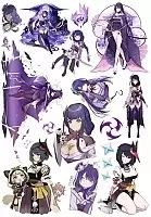  Genshin Impact / Raiden Shogun & Kujou Sara