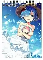    A6 Re: Zero Rem  Chibi Ram