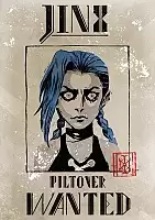   Arcane - Jinx Wanted Poster