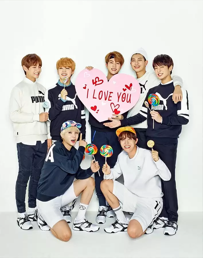 ���������� ������� ������� � ������ 48 ������ BTS Happy Valentine �� ����� � ����� ��� / BTS / Bangtan Boys / �����������������