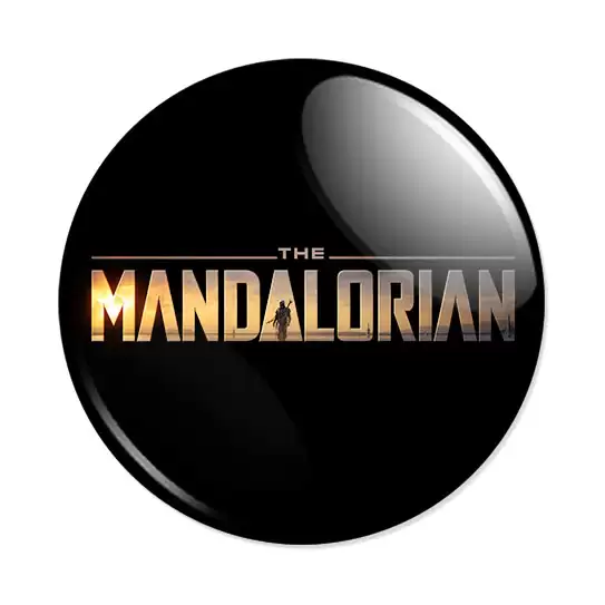 ���������� ������� ������ The Mandalorian Logo �� ����� � ����� ���������� / �������� ����� / The Mandalorian / Star Wars