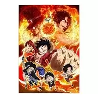  One Piece - Monkey D. Luffy, Portgas D. Ace, Sabo ( A3, 252 )