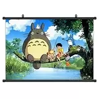   My Neighbor Totoro Mei Kusakabe, Satsuki Kusakabe and Totoro