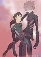   Evangelion Shinji Ikari, Kaworu Nagisa