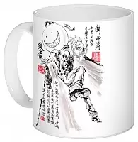  Sumi-e "Assassination Classroom" Koro-sensei  Nagisa Shiota