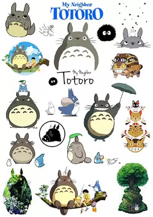 296 ビカクシダ　YMDS Totoro HHRナーセリータグ付け Наклейки My Neighbor Totoro No.2 - купить недорого