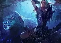   World of Warcraft Night Elf Huntress