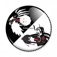  D.Gray-man - Allen Walker and Yuu Kanda minimalist art