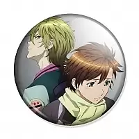  Zetsuen no Tempest - Mahiro and Yoshino Gray Background