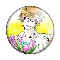 ������ ��������� ���� - Nishiki Nishio with flowers