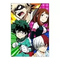   Boku no Hero Academia - Izuku Midoriya, Ochako Uraraka, Katsuki Bakugou, Shouto Todoroki