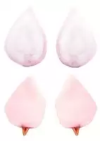  Sweet Kawaii Clip on Cat Ears - Marshmallow Pink