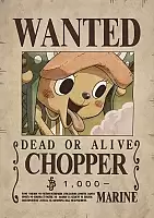   One Piece - Chopper Wanted Poster