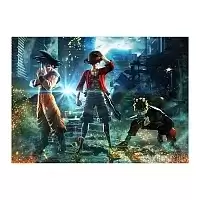   " " Goku, Luffy  