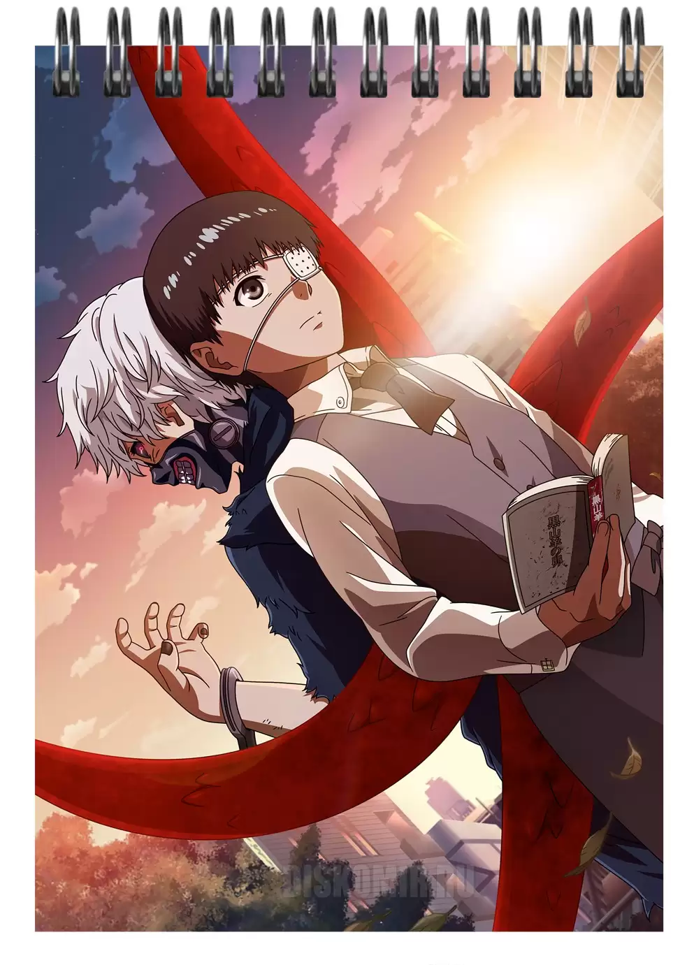���������� ������� �������� ��� ��������� A6 Tokyo Ghoul - Ken Kaneki �� ����� � ����� ��������� ���� / Tokyo Ghoul / Tokyo Kushu / ��������� ������