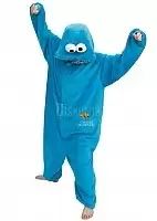      / Kigurumi Sesame Street Cookie Monster Blue