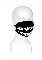 x Double Belt Face Mask (Black)