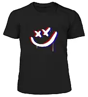  Drippy smiley / Anaglyph