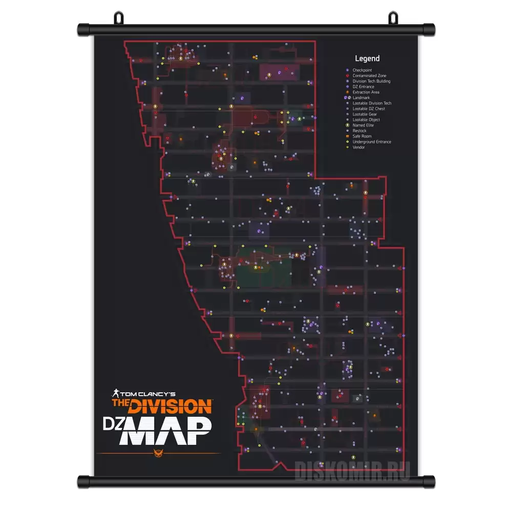 ���������� ������� ������� �������� Tom Clancy's The Division - DZ Map �� ����� � ����� Tom Clancy's / Rainbow Six: Siege / ������ 6: ����� / ������ �����: ����� / Ghost Recon: Wildlands / ����� ������� / The Division / ������������� / ��������