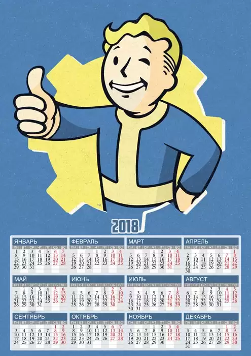 ��������� �������� �3 �� 2025 ��� Fallout Vault Boy