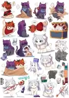 �������� ����������� � ��������� ���� ������ - Chibi cat