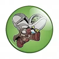 ������ The Mandalorian Chibi Child � Bounty Hunter