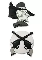   Afro Samurai: Pins - Justice & Pistols (Set of 2) GE7385