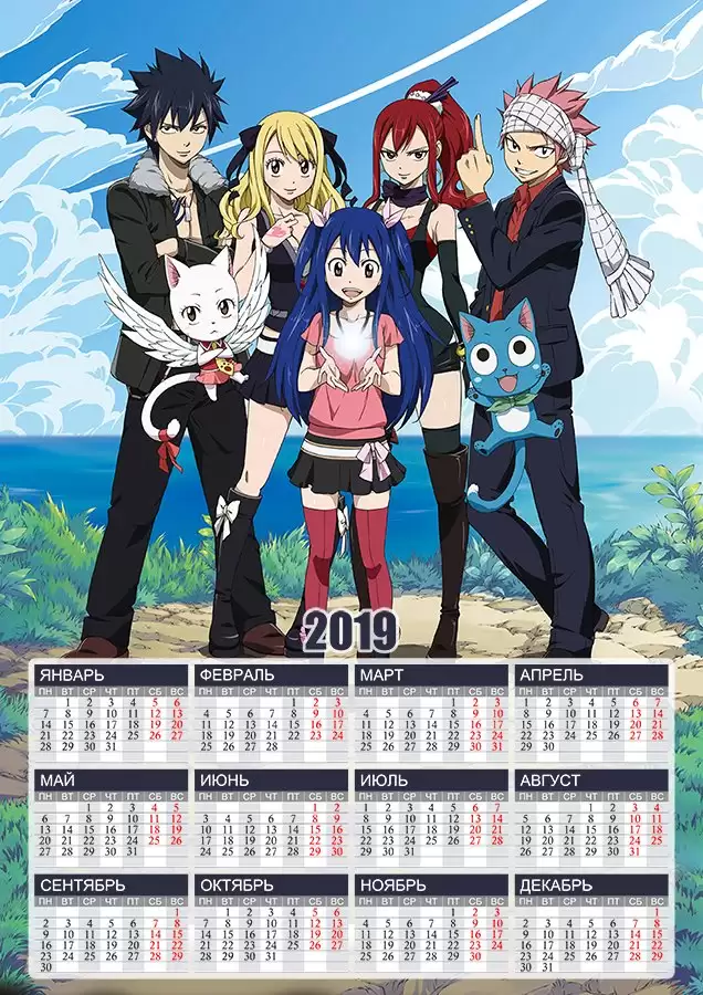 ���������� ������� ��������� �������� �3 �� 2025 ��� Fairy Tail Main characters �� ����� � ����� ����� ��� / Fairy Tail / ����� ����