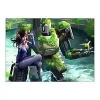   Overwatch - Dva  Bastion