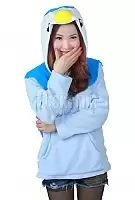    / Hoodie Kigurumi Blue Penguin