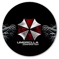     Resident Evil Umbrella logo & Hands of zombies