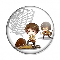    - Chibi Eren, Levi and Mikasa