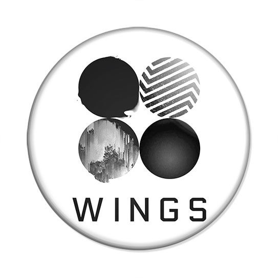 ���������� ������� ������ BTS Wings Logo �� ����� � ����� ��� / BTS / Bangtan Boys / �����������������