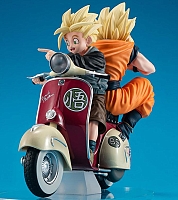  Desktop Real McCoy EX Dragon Ball Z Super Saiyan Son Goku & Super Saiyan Son Gohan & Bike