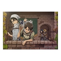  Shingeki no Kyojin / Attack on Titan - Eren  Levi ( A3, 252 )