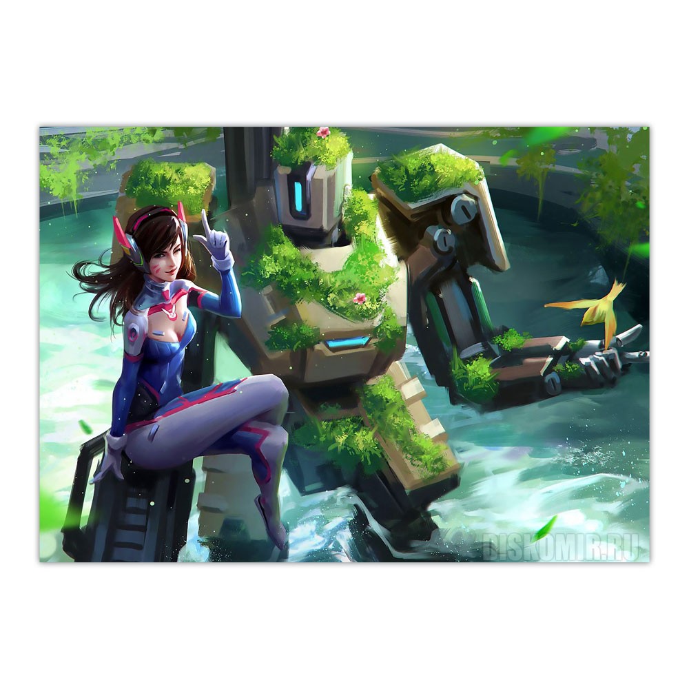 ���������� ������� ������ �������� Overwatch - Dva � Bastion �� ����� � ����� Overwatch / �������� / �����