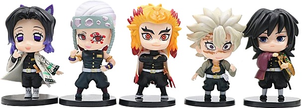 ����� ����� ������� Demon Slayer: Tanjiro & Pillars Mascot Set