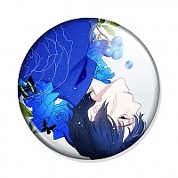  Kekkai Sensen Steven with blue roses