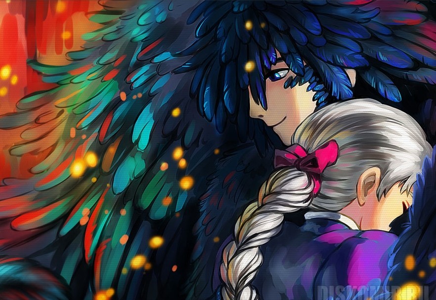 ������ �������� Howl's Moving Castle Sophie and Howl art